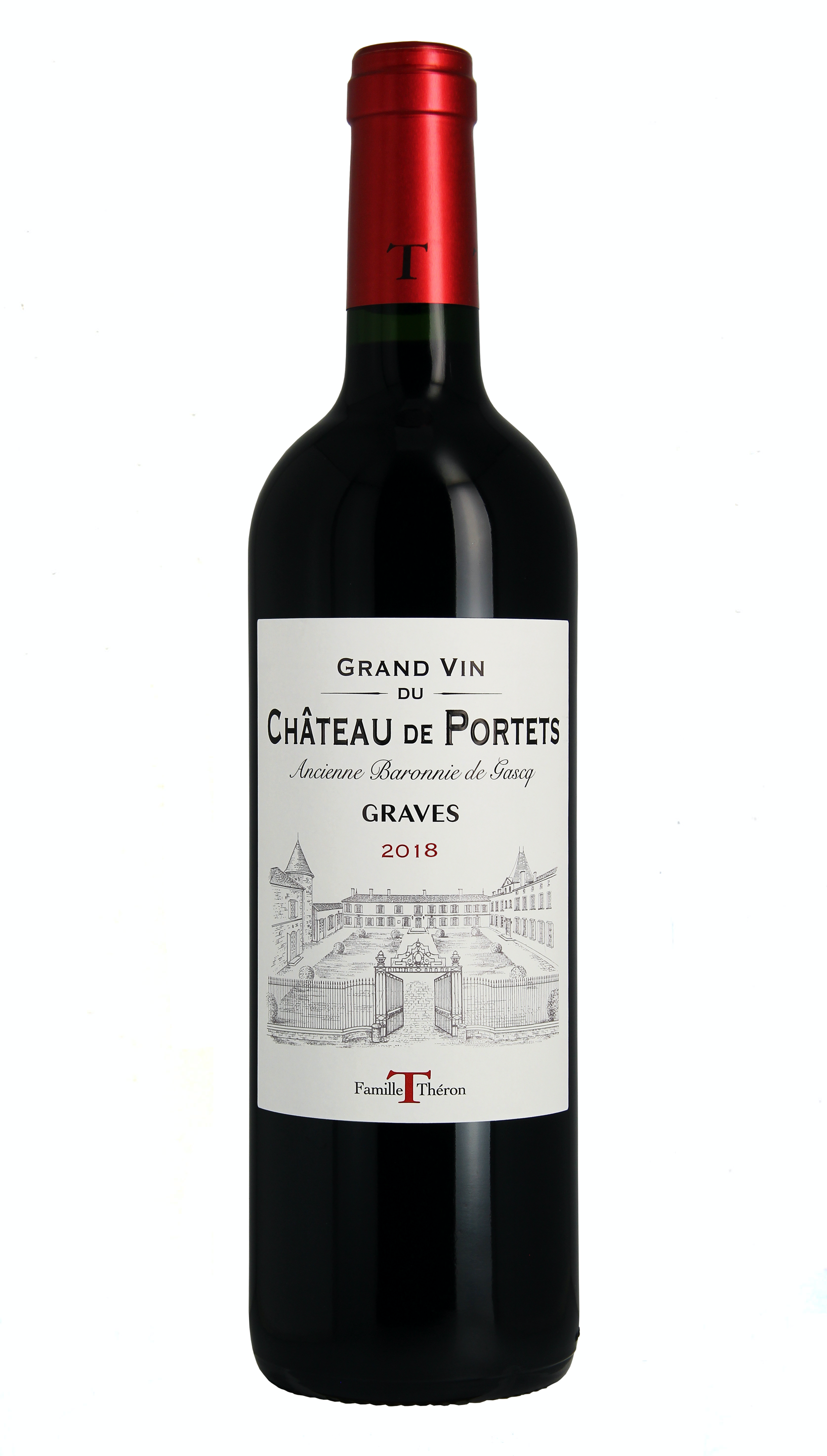 Grand Vin du Château de Portets Graves Rouge 2018 - Prix par