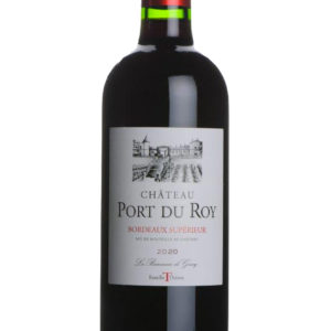 Photo bouteille Port du Roy. Bordeaux supériueurs grave rouge 2020